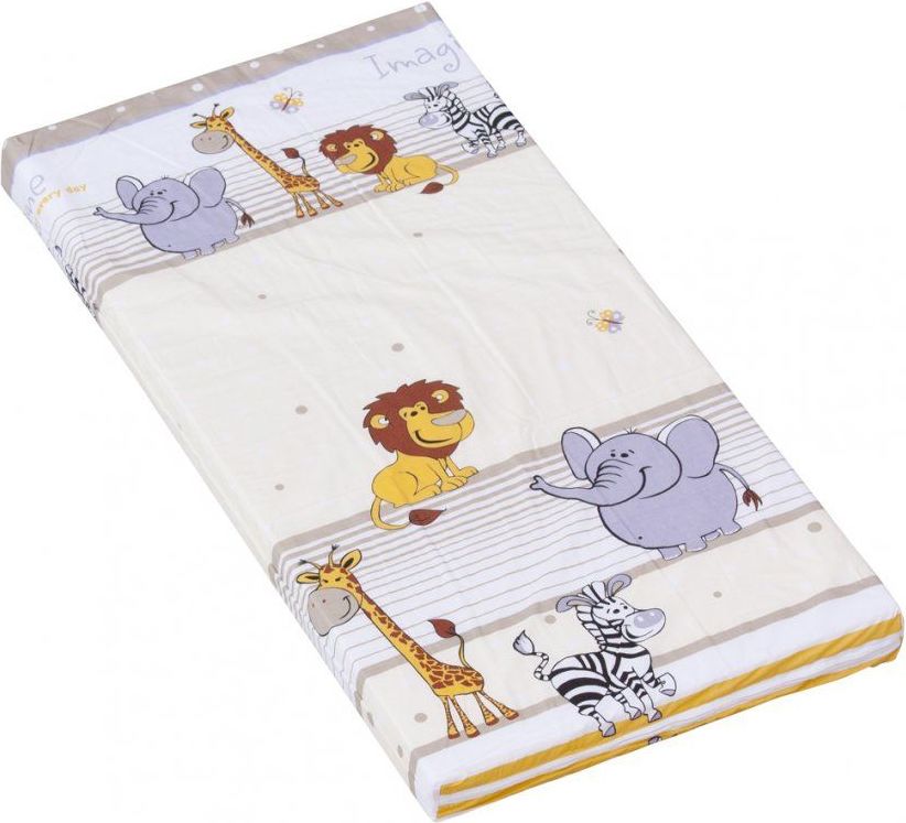 Molitanová matrace do postýlky Scarlett ZOO - béžová, 120 x 60 x 6 cm - obrázek 1