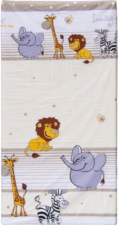 Molitanová matrace do postýlky Scarlett ZOO - béžová, 120 x 60 x 6 cm - obrázek 2