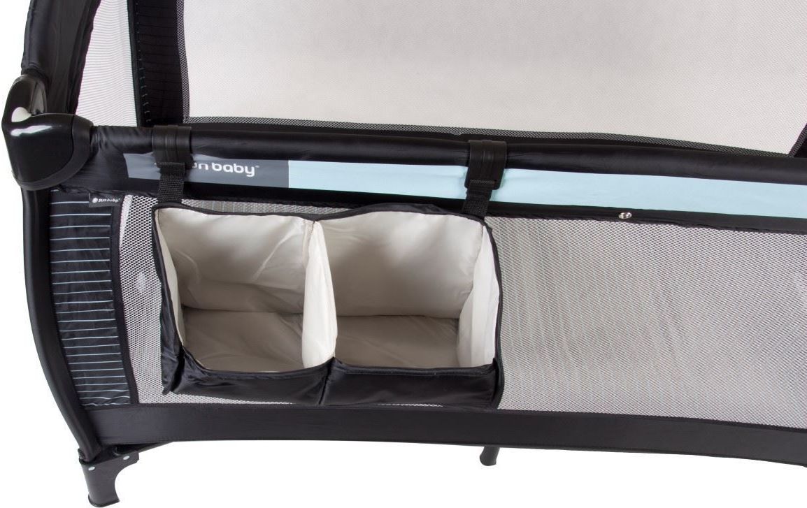 Cestovní postýlka Sunbaby Sweet dreams s plnou výbavou tyrkysová - obrázek 5
