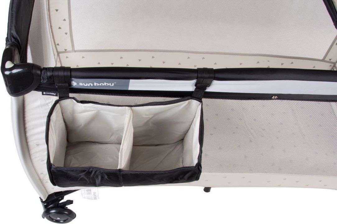 Cestovní postýlka Sunbaby Sweet dreams s plnou výbavou  béžová - obrázek 6