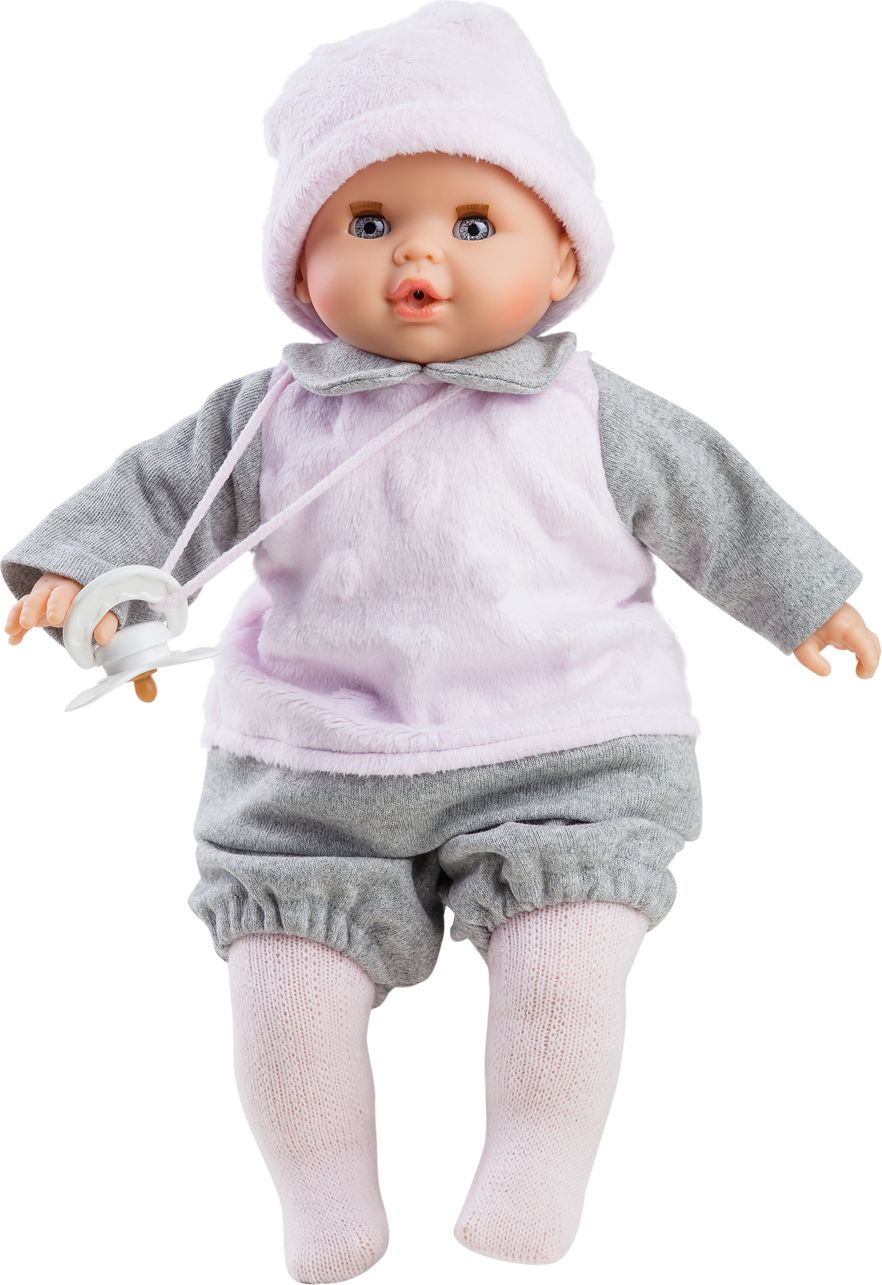 Realistické miminko - holčička Sonia  v overalu  od firmy Paola Reina - obrázek 1