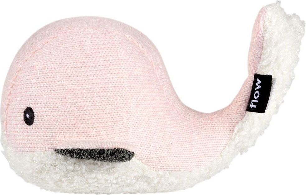 FLOW Hračka s tlukotem srdce Moby the Whale Pink - obrázek 4