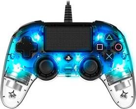 Nacon Wired Compact Controller pro PS4 (ps4hwnaconwicccblue) modrý/průhledný - obrázek 1