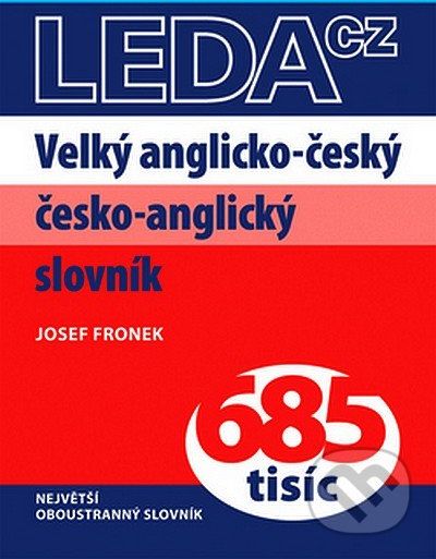 Velký anglicko-český a česko-anglický slovník - Josef Fronek - obrázek 1