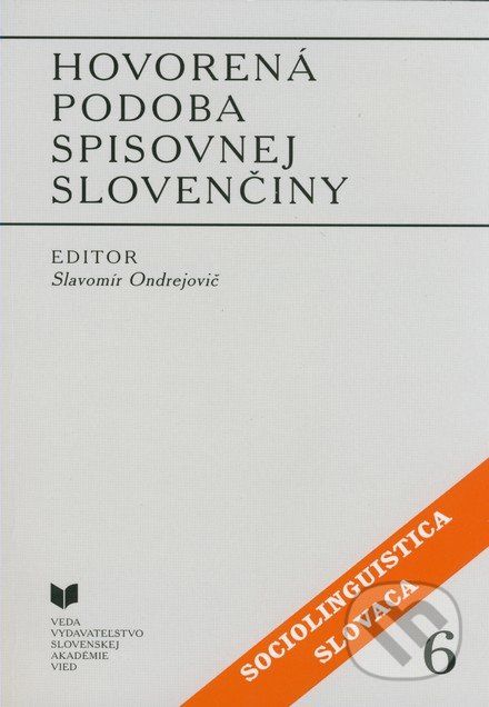 Hovorená podoba spisovnej slovenčiny - Slavomír Ondrejovič - obrázek 1