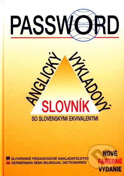 Password - Anglický výkladový slovník so slovenskými ekvivalentmi - - obrázek 1