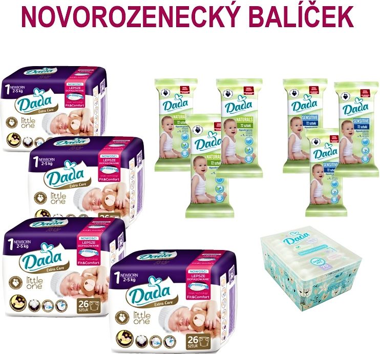 Plenky Dada Extra Care novorozenecký balíček 11 ks - obrázek 1