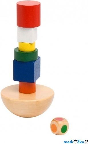 Motorická hra - Balancující věž s kostkou (Goki) - obrázek 1