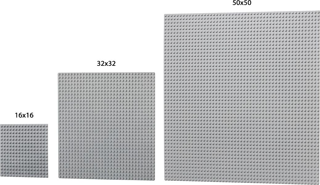 LW Toys Velká podložka na stavění 50x50 bodů - obrázek 4