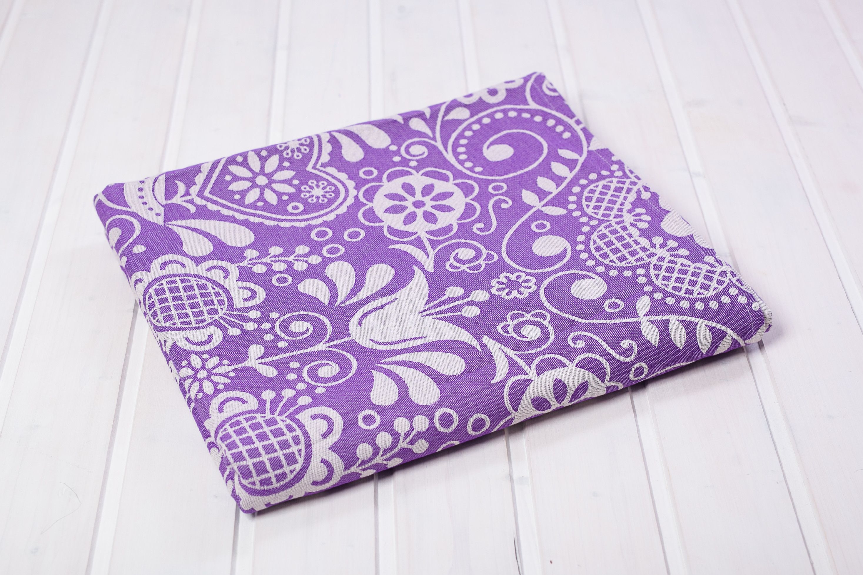 Be Lenka Ring Sling Lenka Folk - fialový - obrázek 1