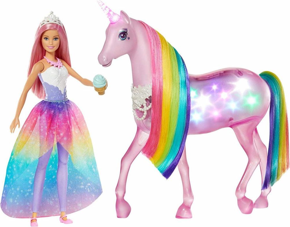 Mattel Barbie Dreamtopia Kouzelný jednorožec a panenka - obrázek 1
