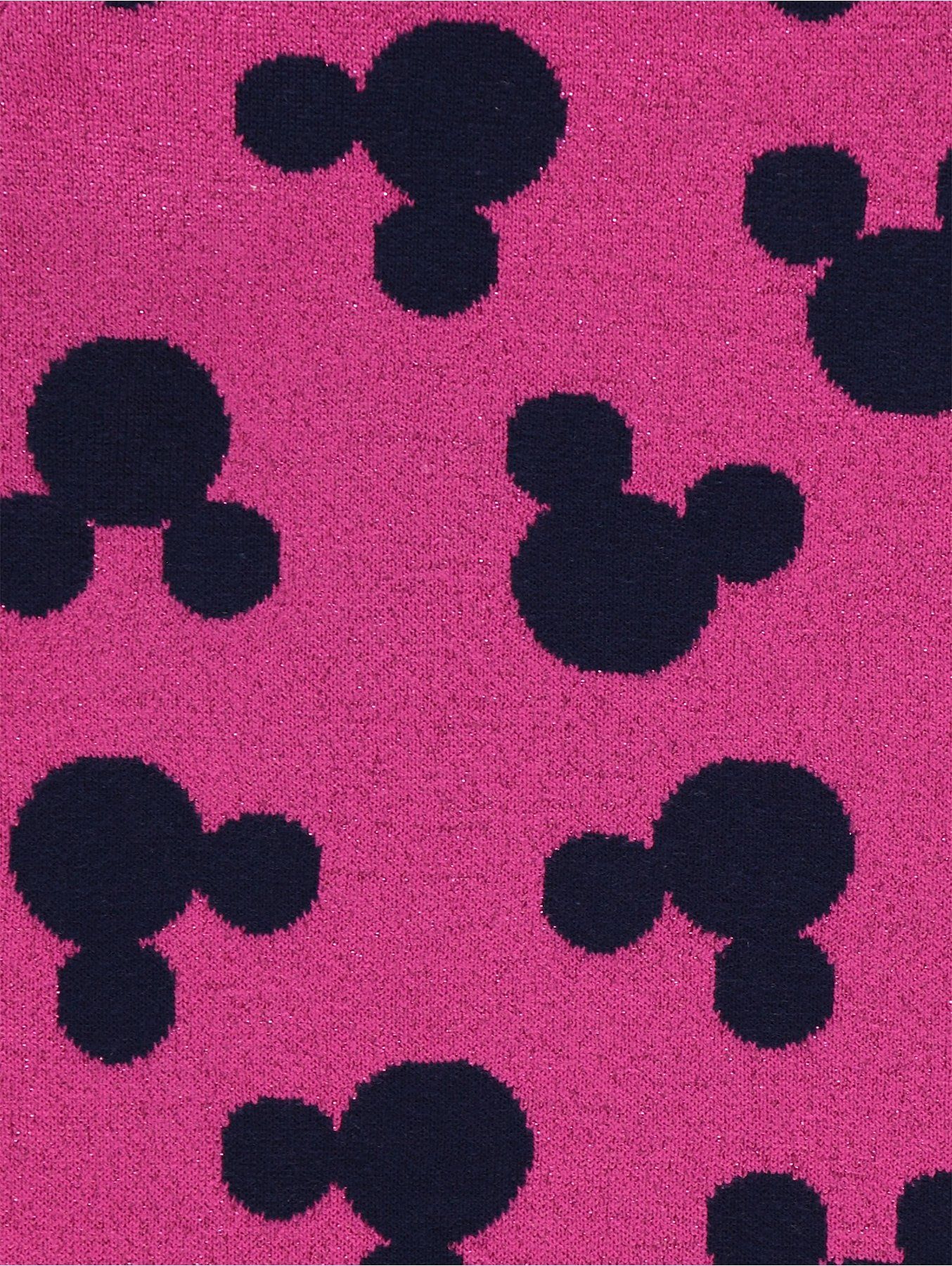 Dívčí šaty a punčocháče GEORGE, růžové, motiv Minnie mouse Velikost: 110 - 116cm (5 - 6 let) - obrázek 4