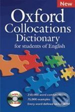 Oxford Collocations Dictionary for Students of English with CD-ROM - - obrázek 1