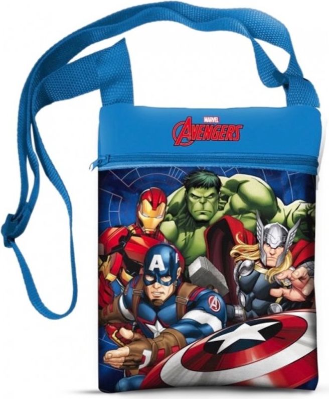 Star (Italy) · Chlapecká kabelka / taštička přes rameno Avengers - MARVEL - modrá - 17 x 22 cm - obrázek 1