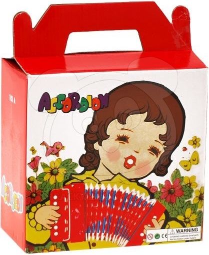 Dětská tahací harmonika - červená - obrázek 8
