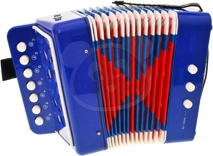 Dětská tahací harmonika - červená - obrázek 9