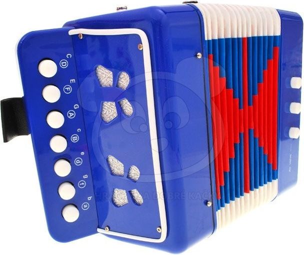 Dětská tahací harmonika - červená - obrázek 10