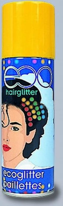 Párty sprej - glitter do vlasů multicolor - obrázek 1