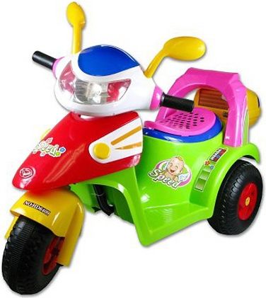 Motorka dětská 3 kola na baterie elektrické vozítko - obrázek 1