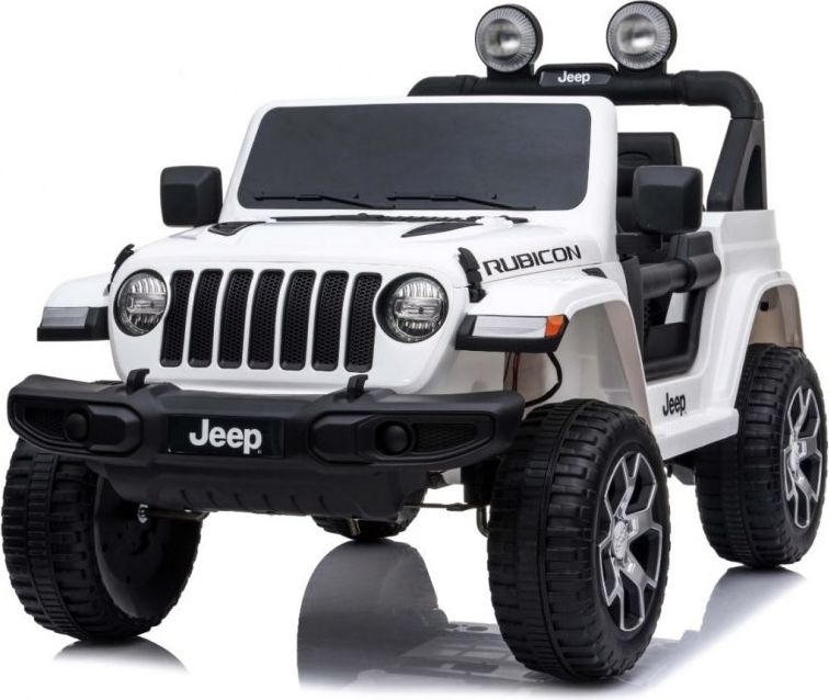 Elektrické autíčko Jeep Wrangler Rubicon - bílé - obrázek 1