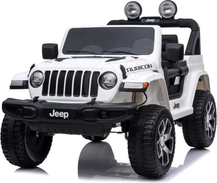 Elektrické autíčko Jeep Wrangler Rubicon - bílé - obrázek 3