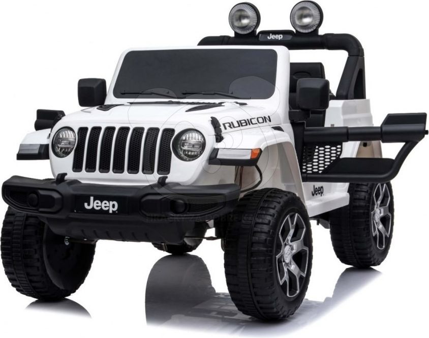 Elektrické autíčko Jeep Wrangler Rubicon - bílé - obrázek 6