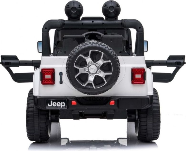 Elektrické autíčko Jeep Wrangler Rubicon - bílé - obrázek 7