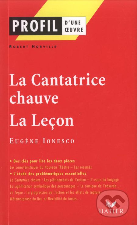 La Cantatrice chauve - La Leçon d'Eugène Ionesco - Robert Horville - obrázek 1