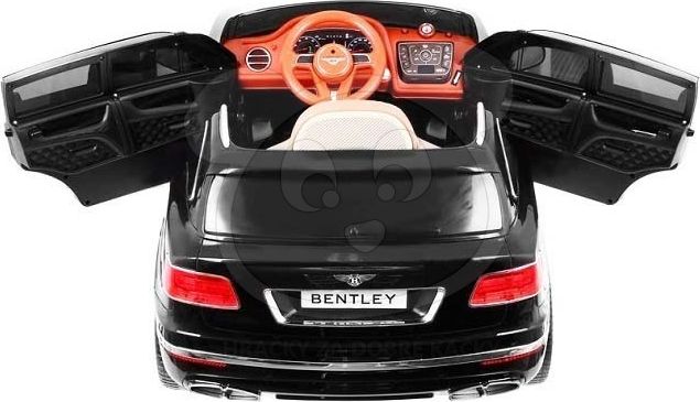 Elektrické autíčko Bentley Bentayga, 2.4GHz, kožená sedačka - černé - obrázek 8
