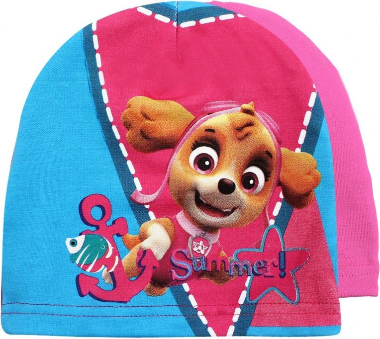Setino · Dívčí bavlněná jarní / podzimní čepice Tlapková patrola - Paw Patrol - sv. růžová 52 - obrázek 1