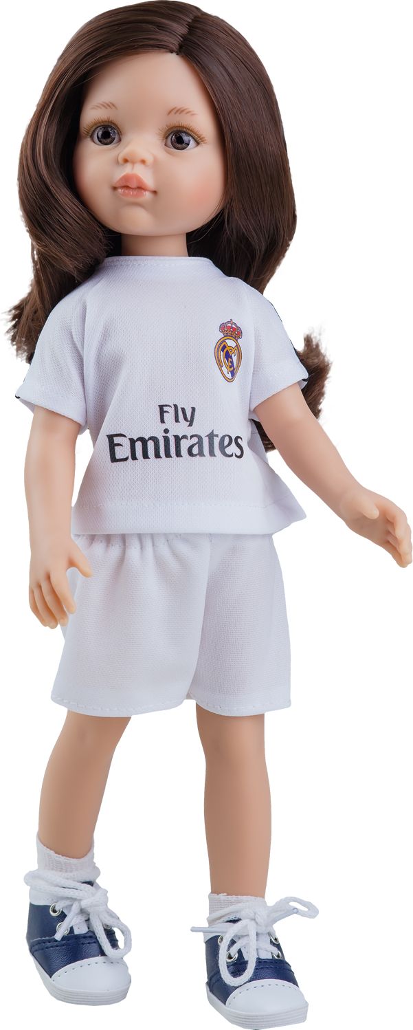 Realistická panenka fotbalistka klubu Real Madrid Carol -  od Paola Reina ze Španělska - obrázek 1