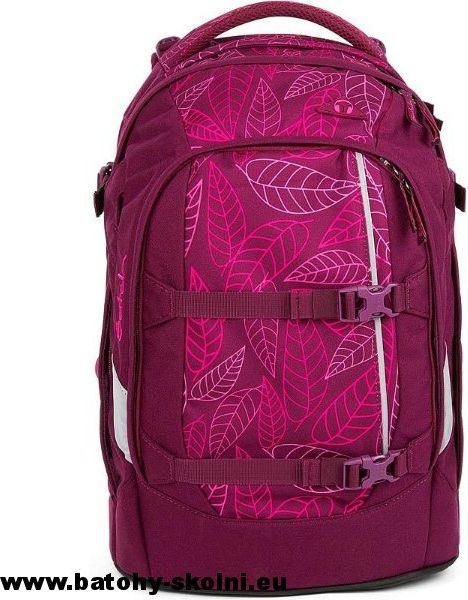 Studentský batoh Ergobag Satch Purple Leaves - Doprava Zdarma - obrázek 1