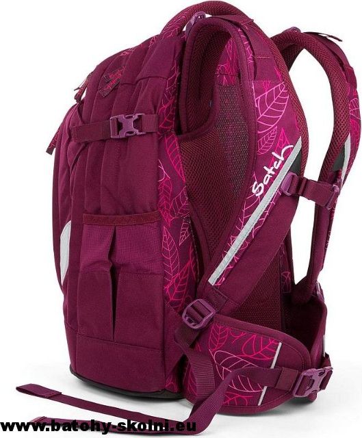 Studentský batoh Ergobag Satch Purple Leaves - Doprava Zdarma - obrázek 5