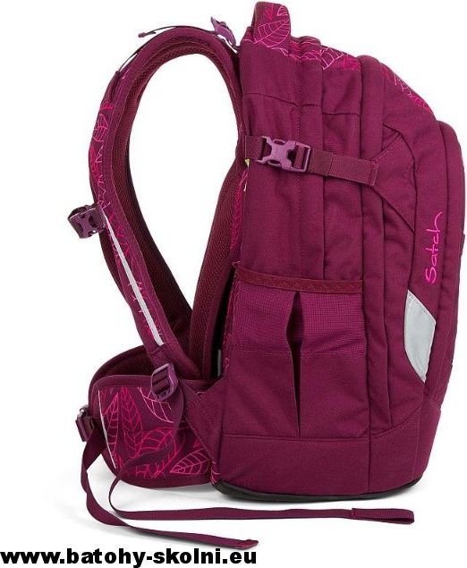 Studentský batoh Ergobag Satch Purple Leaves - Doprava Zdarma - obrázek 8