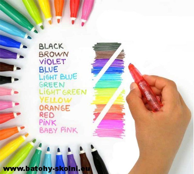 Gumovací fixy FriXion Colors sada 6 ks - obrázek 2