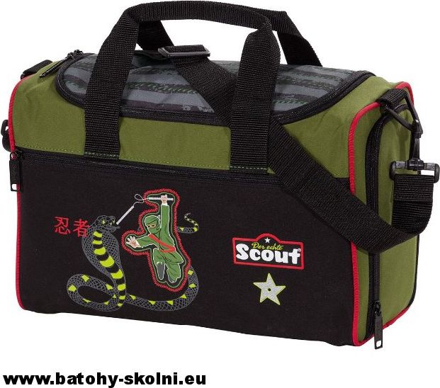Školní batoh Scout Alpha 5 dílný set Ninja a had - Doprava Zdarma - obrázek 6