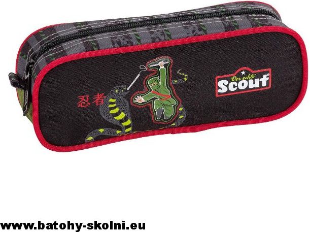 Školní batoh Scout Alpha 5 dílný set Ninja a had - Doprava Zdarma - obrázek 8