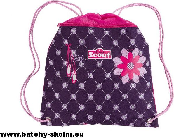 Školní batoh Scout Nano 4 dílný set Baleríny květina - Doprava Zdarma - obrázek 6