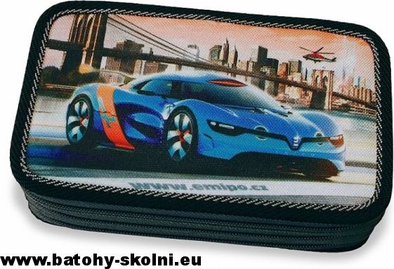 Školní pouzdro - penál 3 patra Emipo Top Car auro > varianta 4. - obrázek 1