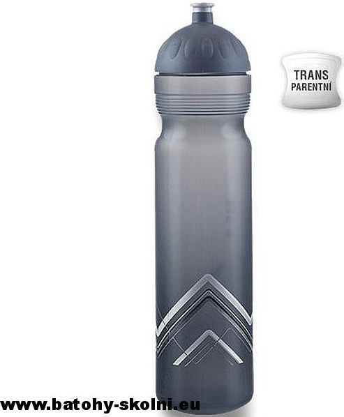 Zdravá lahev na pití 1.0 l Bike hory šedá - obrázek 1