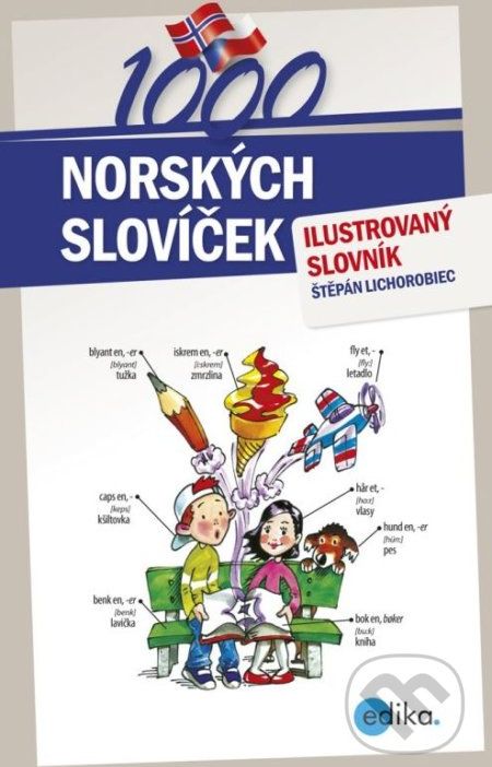 1000 norských slovíček - Štěpán Lichorobiec, Aleš Čuma (ilustrácie) - obrázek 1