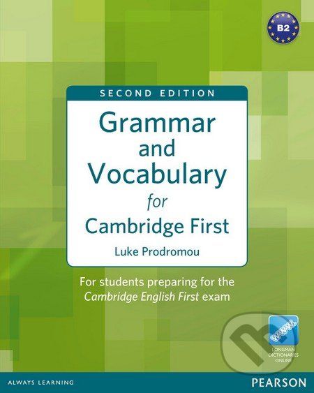 Grammar and Vocabulary for First Certificate - Luke Prodromou - obrázek 1