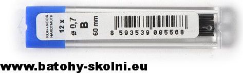 Tuhy do mikrotužky Koh-i-noor 4162 tvrdost B průměr 0.7 mm grafitové - obrázek 1