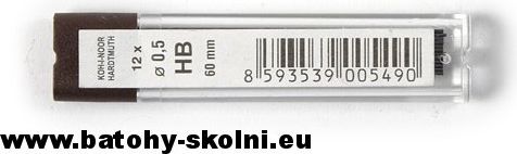 Tuhy do mikrotužky Koh-i-noor 4152 tvrdost HB průměr 0.5 mm grafitové - obrázek 1