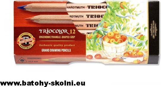 Trojhranné silné pastelky Koh-i-noor 3152N-12 barev > varianta 1 - obrázek 1