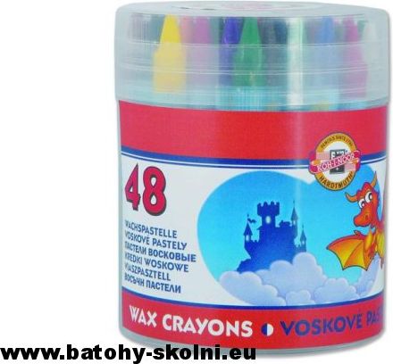 Voskovky Koh-i-noor kulaté sada 582360-48 ks - obrázek 1