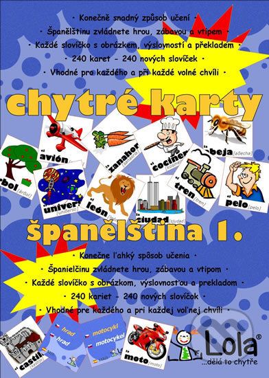 Chytré karty: Španělština - Slovíčka 1 - - obrázek 1