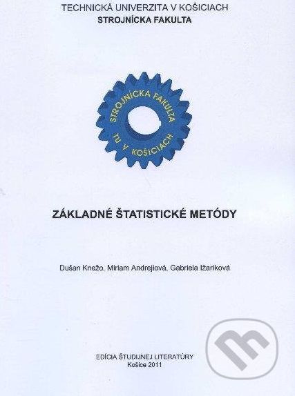 Základné štatistické metódy - Dušan Knežo a kolektív - obrázek 1
