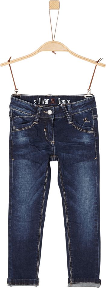 s.Oliver dívčí kalhoty Slim 128 modrá - obrázek 1