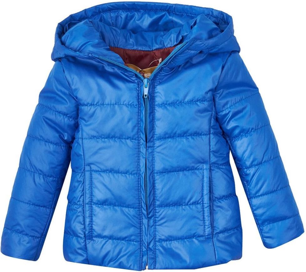 Garnamama Chlapecká sbalitelná bunda 128 modrá - obrázek 1